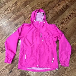 Frogg Toggs Rain Jacket Pink, Size Small Rainwear